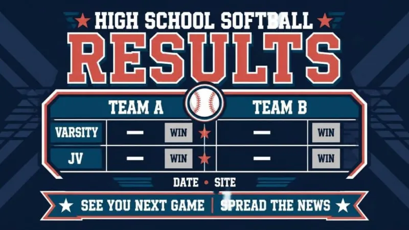 Softball Scoreboard from Wednesday Jun. 24
