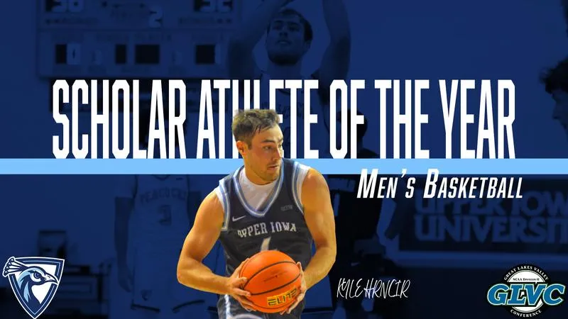 Hrncir secures Upper Iowa's first-ever GLVC Scholar-Athlete of the Year accolade