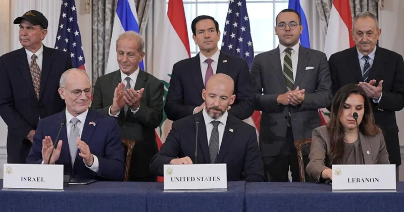 Israel, Lebanon sign framework peace deal after US-mediated talks