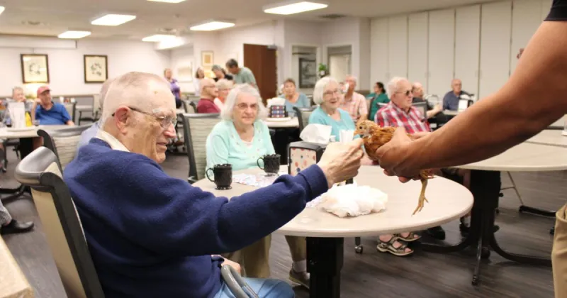 Animals provide comfort and nostalgia for elderly Mason City residents