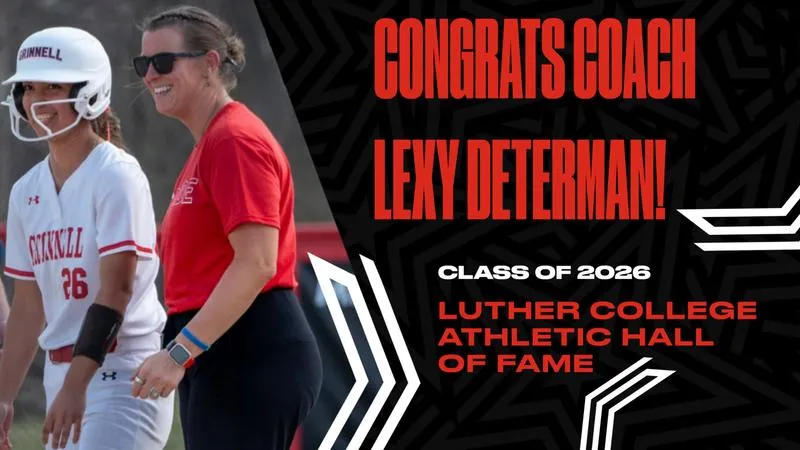 Grinnell softball coach Lexy Determan to be inducted into Luther Athletic Hall of Fame