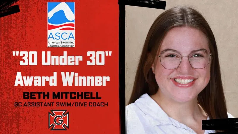 GC's Beth Mitchell earns prestigious '30 Under 30' honor from American Swimming Coaches Association