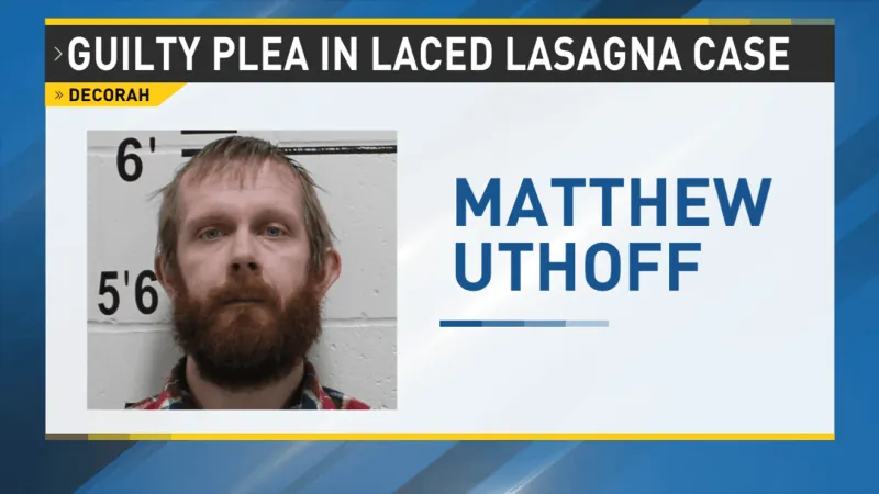 Decorah man pleads guilty in oxycodone-laced lasagna case