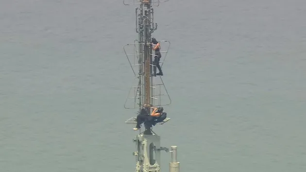 New details emerge about Empire State Building daredevil climbers, as couple released from jail