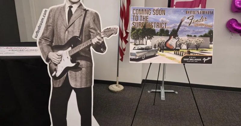In case you missed it: Giant guitar replica to be placed near Surf Ballroom in Clear Lake