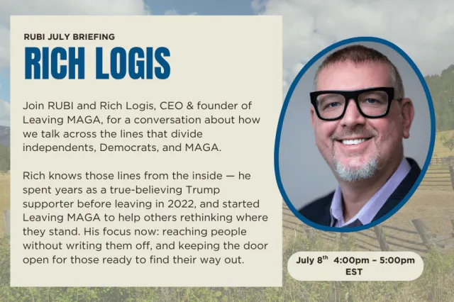 Join The Conversation -- Rural Urban Bridge and Leaving MAGA CEO