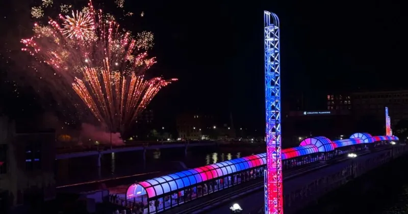 Fireworks and flags filled the Cedar Valley for the Fourth of July