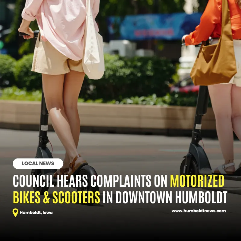 Council hears complaints on motorized bikes in downtown Humboldt