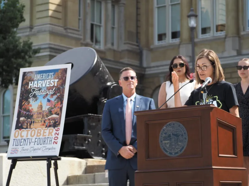 Iowa will host 'America's Harvest Festival' in October as part of America250 celebrations