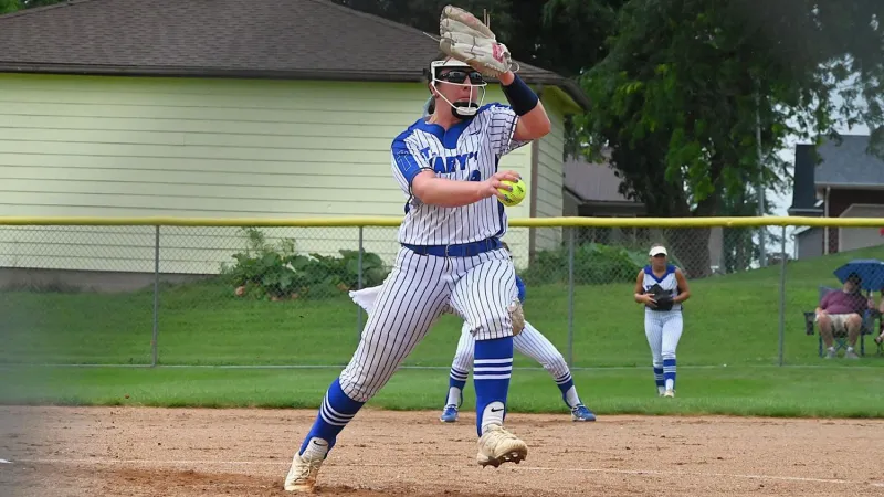 High school softball: Bacon's 8 Ks help RSM rally past GL-R in 1A regional quarterfinals