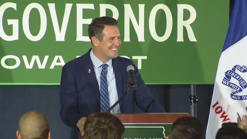 President Trump endorses Zach Lahn in Iowa governor's race
