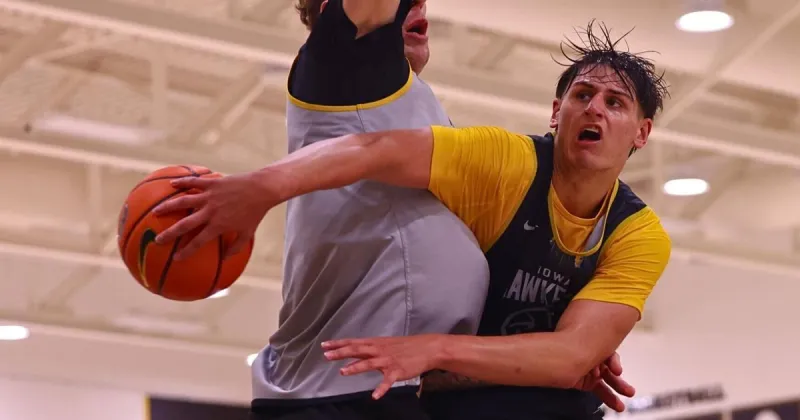 Watch: Iowa men's basketball head coach Ben McCollum, players discuss offseason