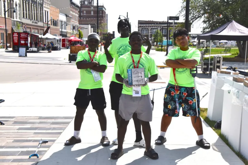 Downtown sees flurry of RAGBRAI activity