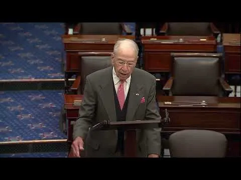 Grassley: Do We Pay Him For Crap Like This?