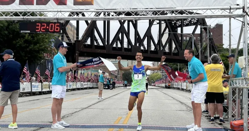 UPDATED: Morocco's Mohammed El Youssfi wins men's Bix 7, on his birthday