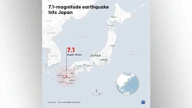 Powerful earthquake rocks Japan, damaging buildings and mall in south