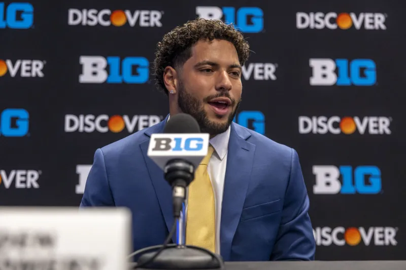 Guiding the front: Jayden Montgomery leads Iowa's defensive front as lone returning starter