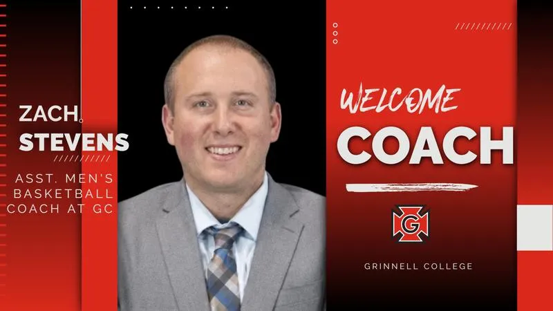 Zach Stevens joins Grinnell College as assistant men's basketball coach