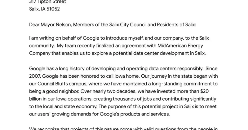 READ: Google's letter to Salix