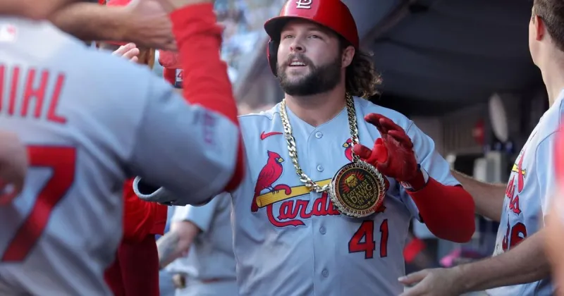 'They want me here': Relieved to stay with Cardinals, Alec Burleson lifts them with 3 homers