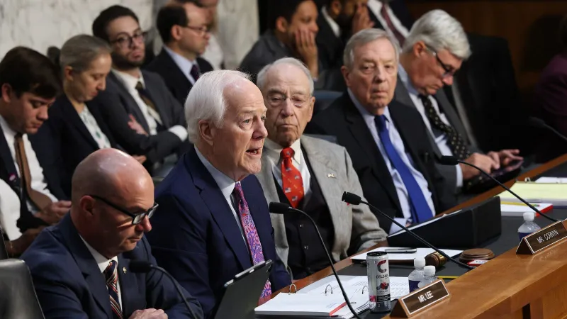 Senate Judiciary Committee advances Todd Blanche's nomination for attorney general