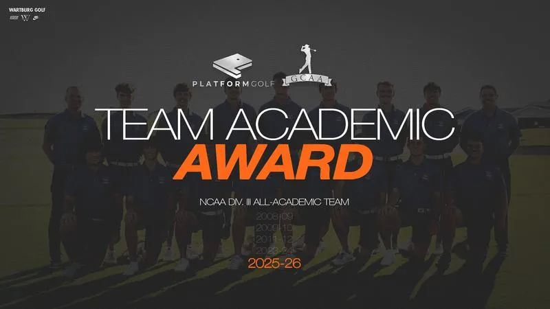 Men's Golf Earns PLATFORM Team Academic Award