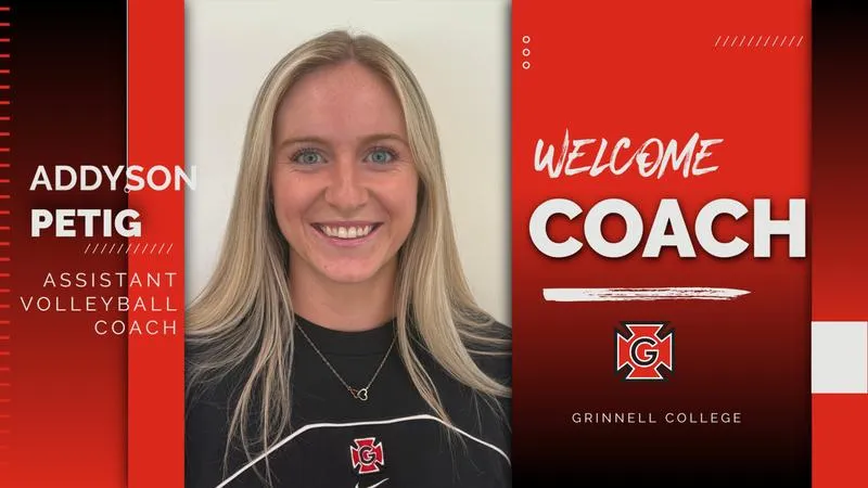 Addyson Petig joins Grinnell College as assistant volleyball coach