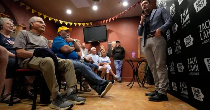 Swaying minds: Zach Lahn makes his case in Iowa's gubernatorial campaign