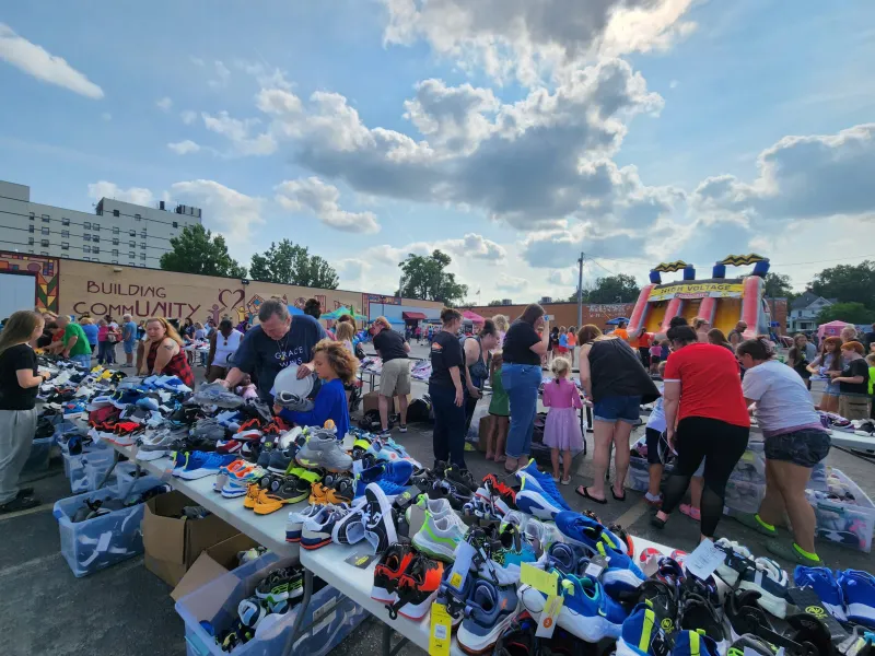 Kicks for Kids Shoe Drive Gives 1,050+ North Iowa Kids New Shoes for School