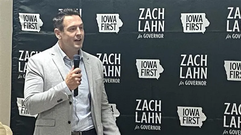Lahn campaigns in Tipton, outlines agriculture and economy priorities for Iowa voters