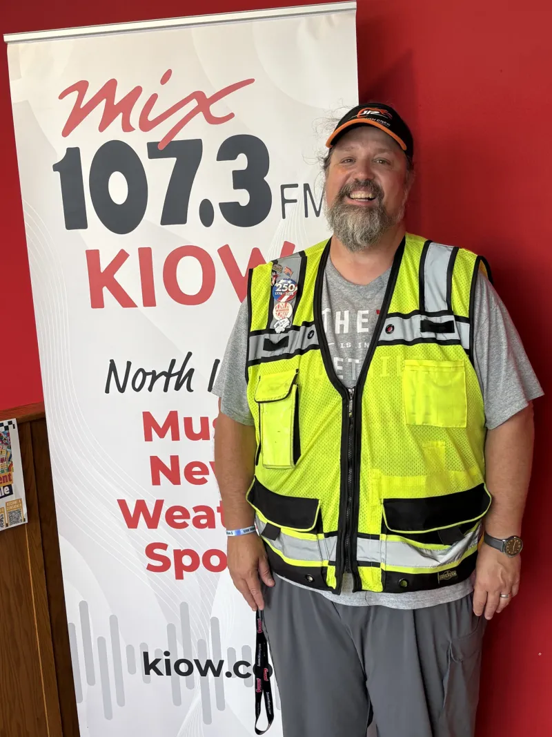 Mr. B's Neighborhood 114th visit with KIOW/B103 announcer Melvin Balsley