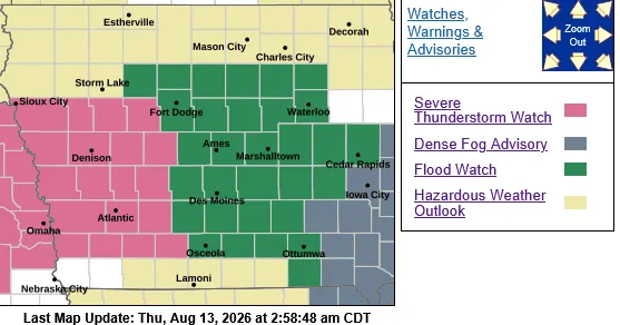 FLOOD WATCH IN EFFECT THROUGH FRIDAY AFTERNOON