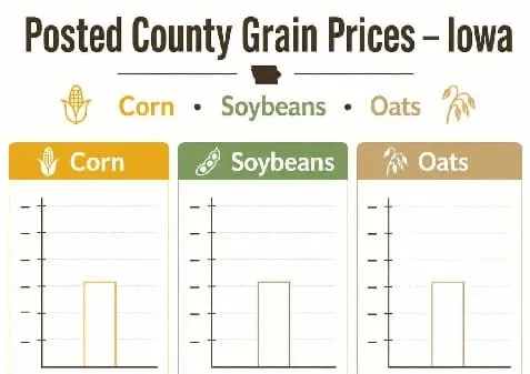 Posted County grain Prices, 8/13/2026 (2025 crop year)