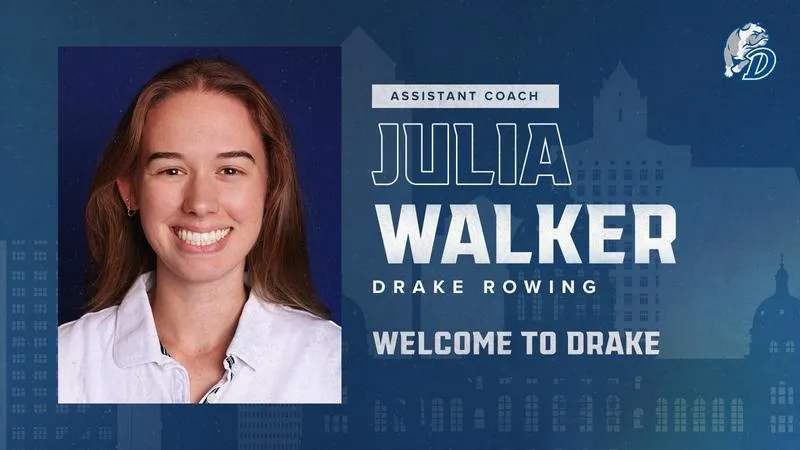 Walker Joins Drake Rowing as Assistant Coach