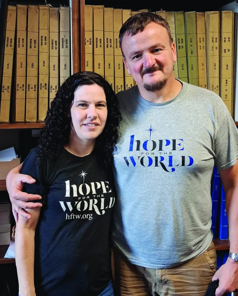 Couple brings hope to Ukraine by faith