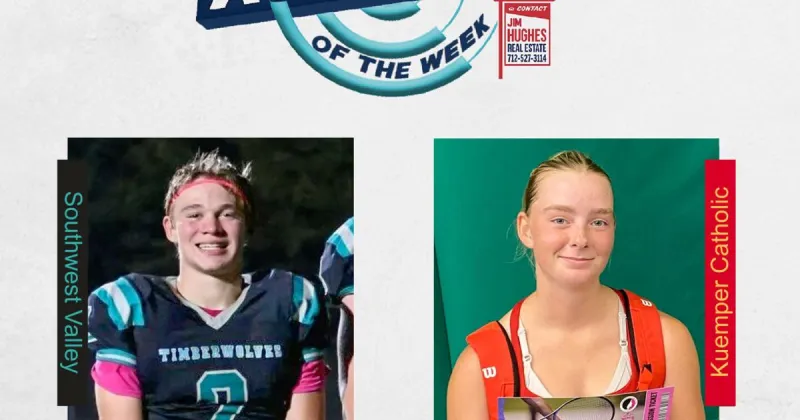 2026-27 JHRE KMAland Athlete of the Week (Week 0): Charlotte Schwabe & Wyatt Shires
