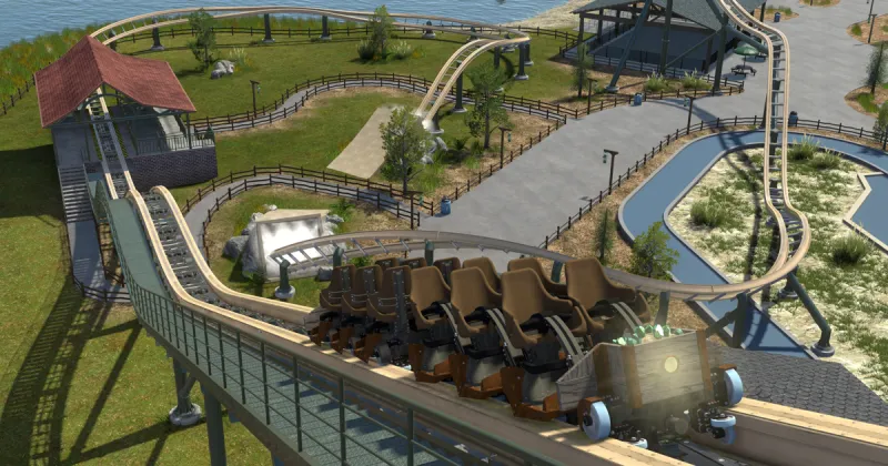 Lost Island Themepark unveils family friendly roller coaster, opens 2027