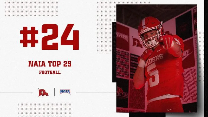 Raiders Enter Football Season in Top 25