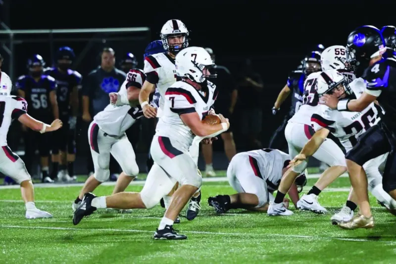 Big second quarter sends Raiders to opening night win