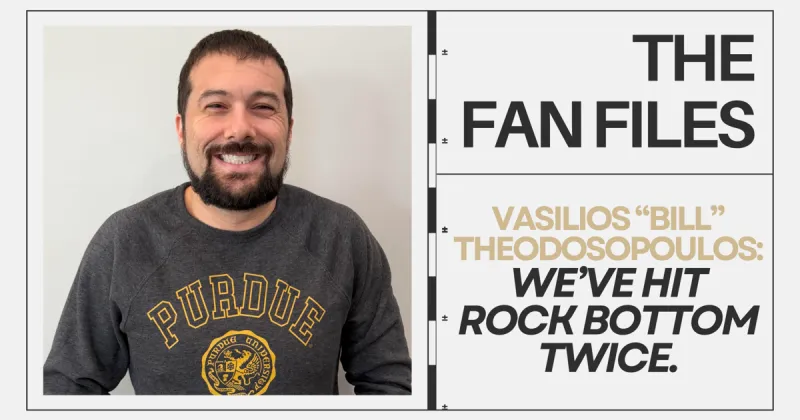The Fan Files: From Drew Brees to rock bottom, Purdue fan sticks with Boilermakers