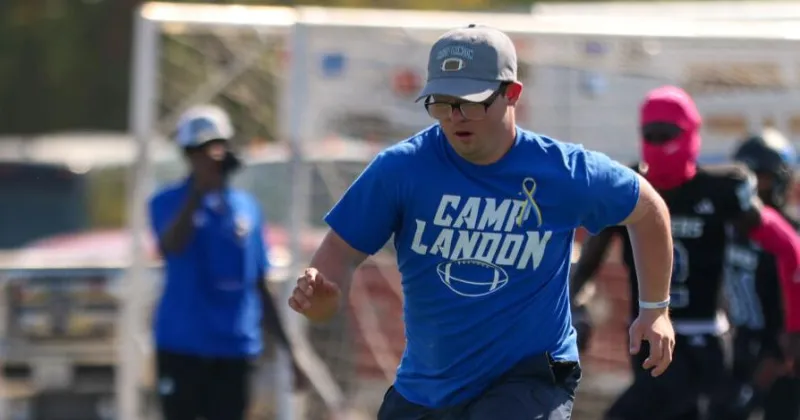 Camp Landon returns with football, cheer skills for disabled youth
