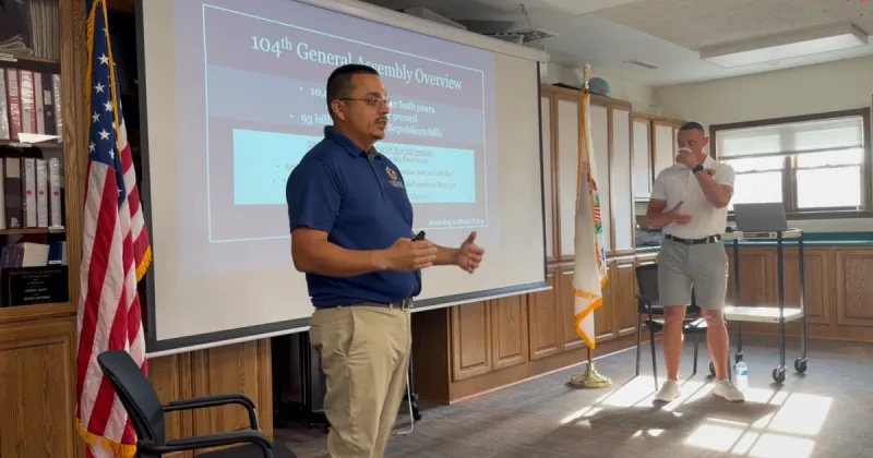 Watch as Illinois State Sens. Li Arellano Jr. and Neil Anderson give an overview of the 104th General Assembly