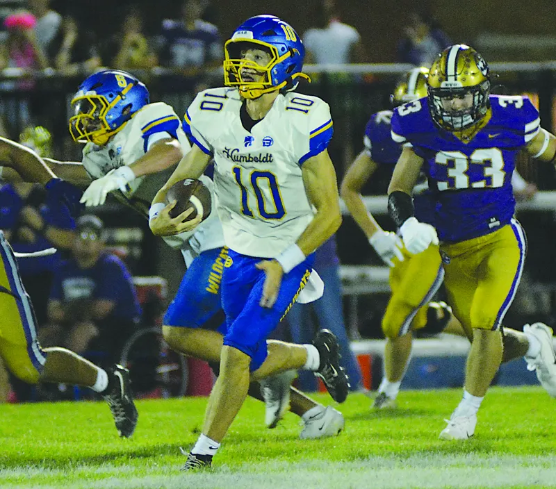 Spencer runs past Humboldt in football opener, 26-7