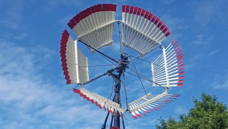 Weber Windmill restoration at Plymouth Co. Museum