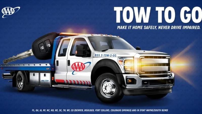 AAA offers free Tow to Go service for Iowa Labor Day weekend
