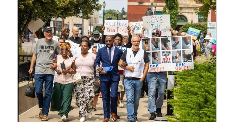 Supporters of Haitian man who died with ankle monitor blame immigration policy