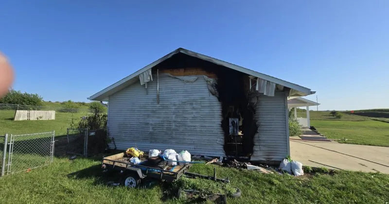 KMAland firefighters respond to Emerson structure fire