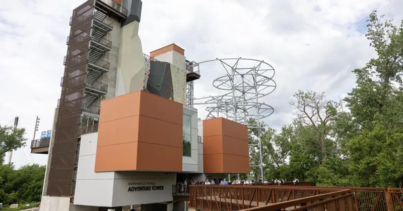 Grand opening Sept. 19 for long-awaited Adventure Tower, Treetop Walk