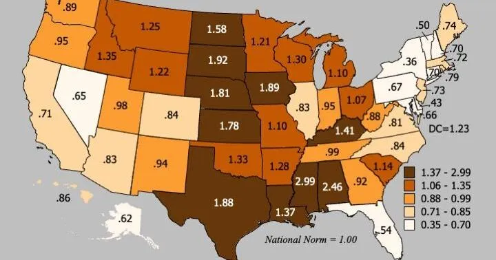 Geography with Goudge: HS Football Participation Map, 2026