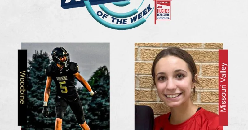 2026-27 JHRE KMAland Athlete of the Week (Week 2): Khloee Stoops & Landon Blum